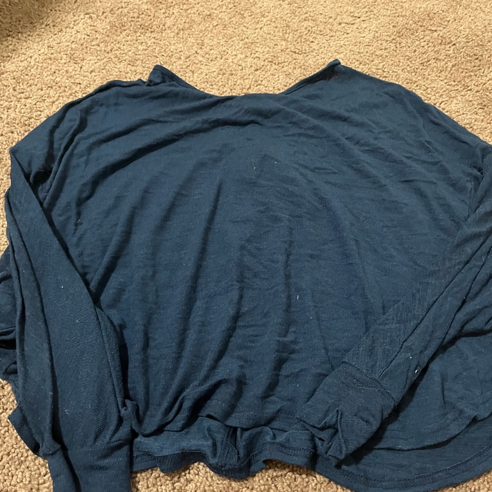 SHEIN navy blue top